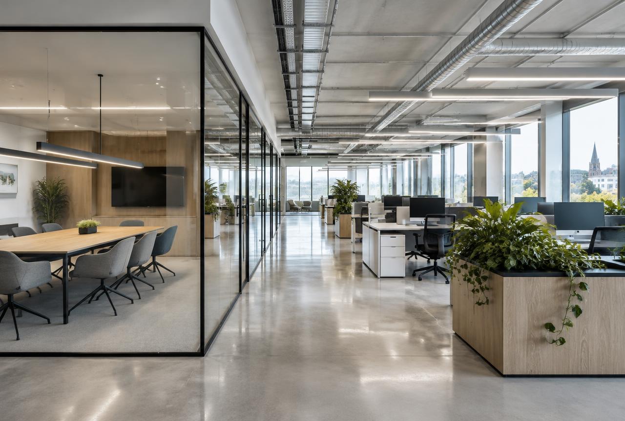 Illustrative commercial architectural environment